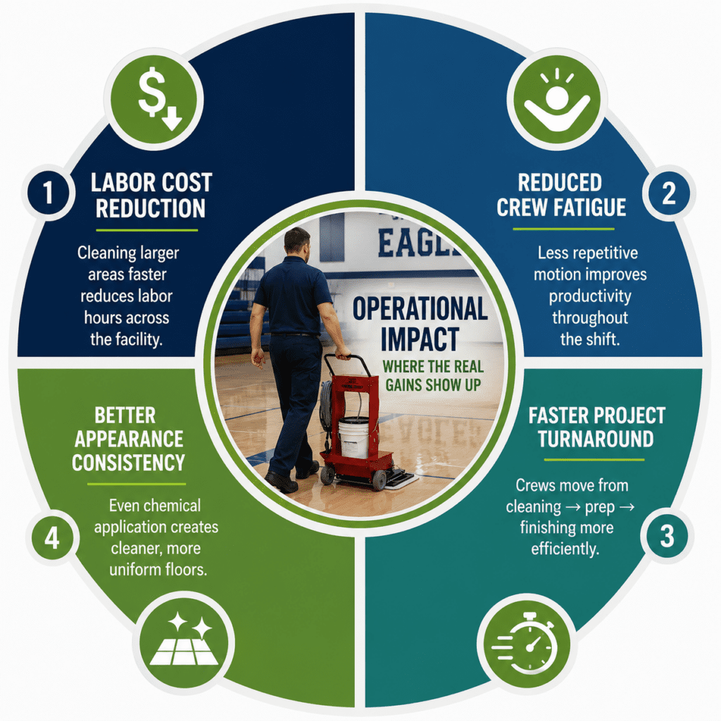 infograph showing operational impact
