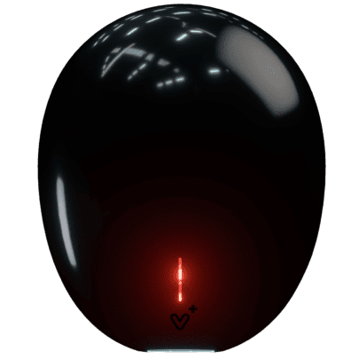 1st choice PEBBLE+_320mm 300dpi_BLKwith V Black Pebble Hand Drier