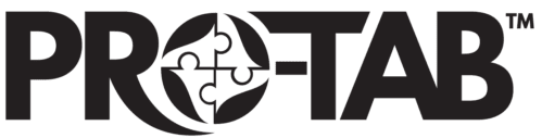 Pro-Tab PNG B&W Logo no Slogan with TM
