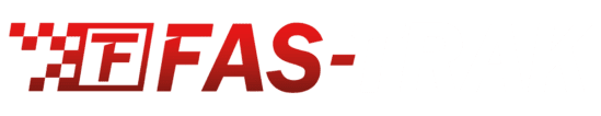 REDWHITE Fas-Trak Logo in Red and White